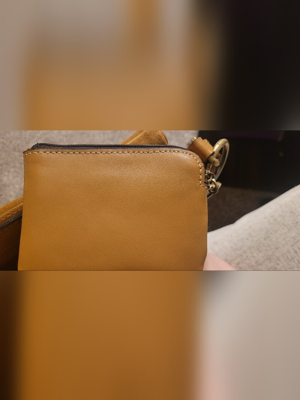 Patricia Nash Caramel Tan Leather Crossbody w Coin Pouch NWOT & Dustbag - Picture 13 of 13